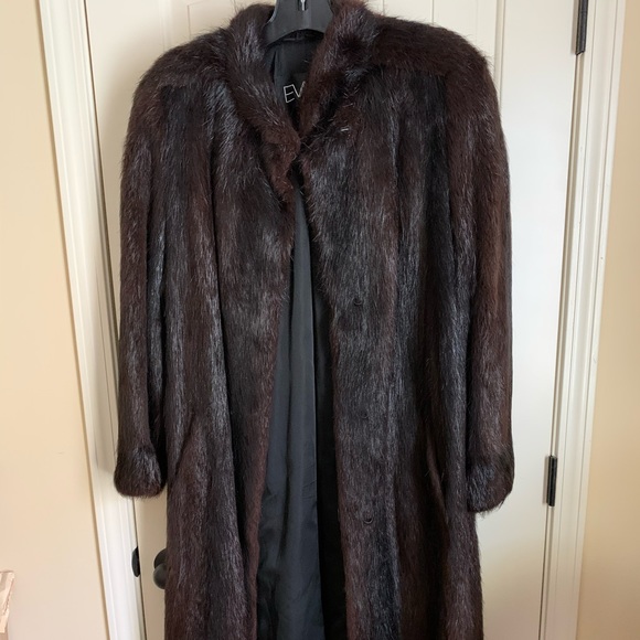 Genuine Mink Fur Coat 